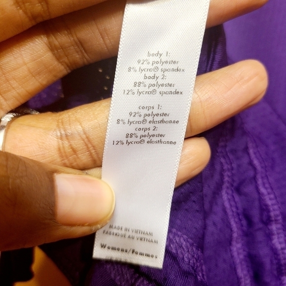 Lucy | Women's Lucy Tech Small Colorblock Racerback Tank Top (Size Small) - Picture 4 of 11